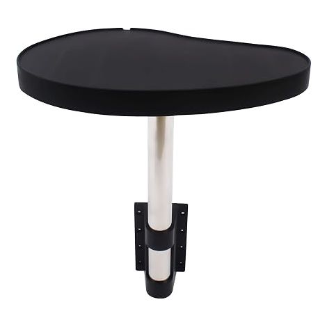 Plateau de spa noir - Design rotatif à 360° - Pour baignoires, piscines extérieures, jacuzzis - 59 x 37 x 53,5 cm (1/5)