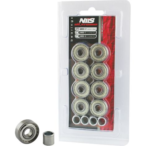 Cuscinetti in carbonio Abec-7 (8 pezzi) nils extreme (1/2)