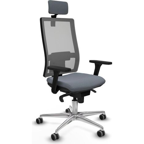Piqueras y Crespo Horna Chaise de bureau noir confortable (1/3)