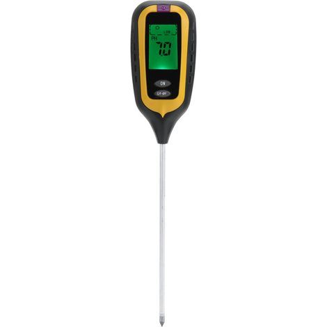 FENOPLASTICANouveau Testeur de Sol 4 en 1 Précis: pH, Humidité, Luminosité - Précision 0.1 Sans Batterie Incluse-KZQ (1/3)