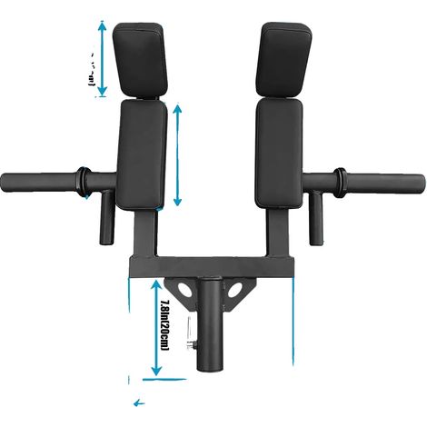 Accesorio multifuncional para barra de pesas, accesorio para barra de entrenamiento con barra, fácil de instalar, NEGRO-SDJ (1/2)