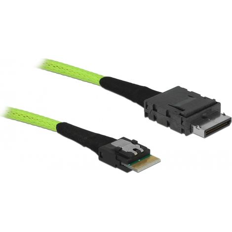 Delock Cable OCuLink PCIe SFF-8611  Slim SAS SFF-8654 de 1 m