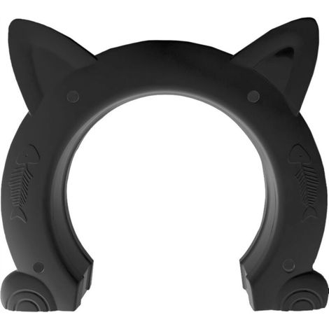 Katzenklappe für drinnen, Katzentür, Katzentunnel für Katzen bis 10 kg, Katzentunnel für die Schlafzimmertür