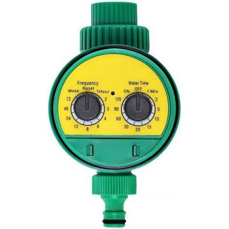 Programmateur arrosage automatique avec minuterie – Alimentation 1/2 et 3/4 pouce – Programmation jusqu'à 120 minutes – Plastique ABS étanche (1/5)