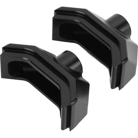 Modifizierte flache Hinterradgabel, verstellbare Zierkappe für Motorräder, Ersatz für Z800 13-16, schwarz (1/5)