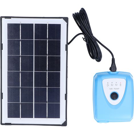 Solarbetriebener Sauerstoffanreicherer für Wasser, geräuscharme Luftpumpe, Teichbelüfter AP008, 3,5 W, 3,0–4,25 V (1/5)
