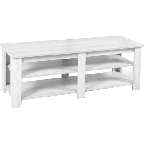 Mobile soggiorno sala basso porta tv cm 120x 40 x 40 h bianco (1/2)