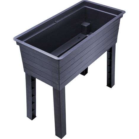 GARANTIA URBAN Balkon-Hochbeet anthrazit-braun (1/3)
