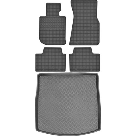 BMW S3 G20 Sedán de 2019 (JUEGO) - Alfombrillas de goma para coche + alfombrilla para maletero