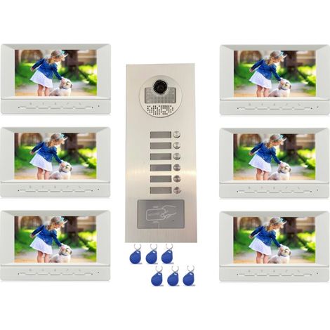 Visiophone Couleur Pour 6 Logements - 6 Appartements (1/3)