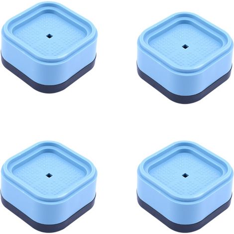 Lot de 4 patins antidérapants en caoutchouc pour pieds de machine à laver et sèche-linge, amortisseurs de vibrations.