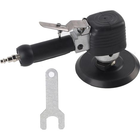 Ponceuse orbitale excentrique de 15 cm en alliage, polisseuse pneumatique à entrée US, machine de polissage à air (1/5)