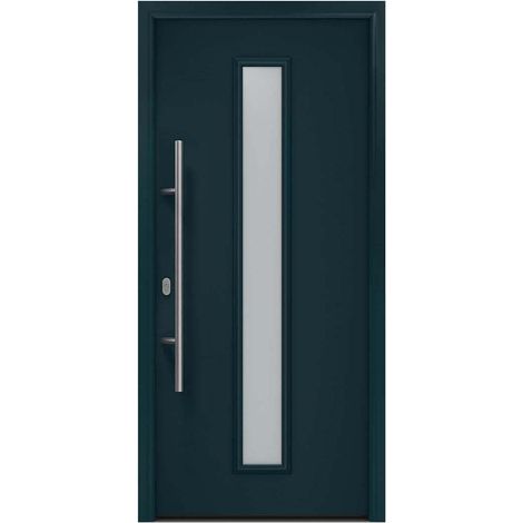 Hörmann Ecostar Haustür "ISOPRO IP 020S", anthrazitgrau (RAL 7016), 110 x 210 cm (B x H), DIN Links