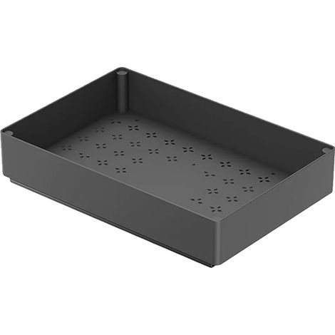 Organisateur à tirer, Plastique, 27 cm, Rangement coulissant, Aucune assemblage requis, Convient pour les armoires de cuisine (1/5)
