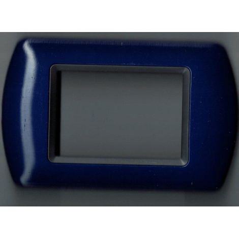 Trade Shop - Placas Placas Abs Compatibles Con Placa Tapa De Enchufe Master Modo Colorra - Azul Metálico