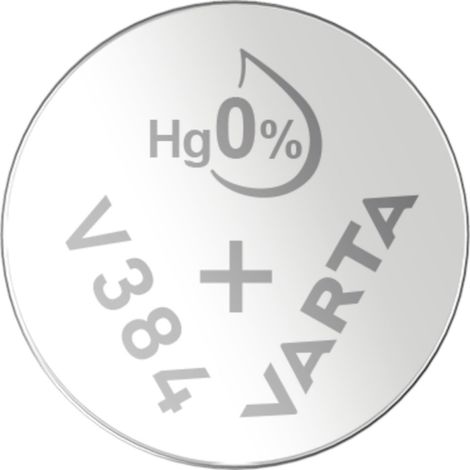 Varta KNOPFZELLE FÜR UHREN 1.55 V - 38 mAh SR41 384.801.111 (1 St. / Blisterverpackung) (1/3)