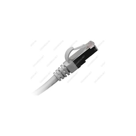 cordon rj 45 - catégorie 6 - s/ftp - 30 centimètres - gris - gigamédia cat6s03m