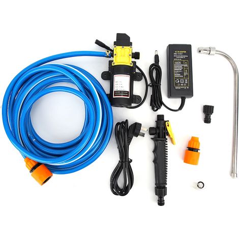 Jeu d'arrosage jardin haute pression avec pompe micro pulvérisation, fiche AU 100-240V (1/5)