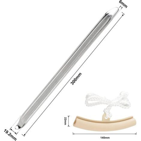 NALOOKAMIC 3pcs Demonte Pneu 25cm Outil Levier de Pneu en Acier Au Manganèse avec 3 Jantes Protecteurs Outils de Réparation Décapant de Pneu Outil Pneumatique Levier Manuel pour Moto Auto Trottinette 