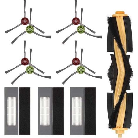 Vtizikl Accessoires pour Ecovacs N8 N8+ N8 Pro T9 T9+ T8 AIVI T8 AIVI+ OZMO 950 920 DX5G-KTA Aspirateur Filtre Kit Pièces Rechange1 Princ