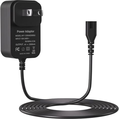 Chargeur Wahl 4V pour tondeuses 8148/8164/8591/8504, compatible avec tondeuse cheveux Wahl 1919 centenaire et série 5 étoiles, alimentation de remplacement fiable. (1/2)