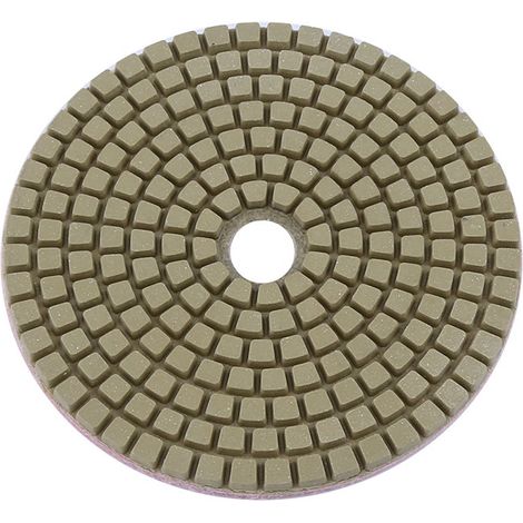 Marble and Concrete Polishing Pad Set - 7 Pieces 100mm Wet Polishing Discs, Fast and High-Efficiency Grinding Tools (1/5)