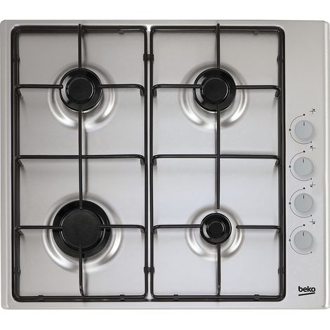 Beko HIGG641C3SX cocina acero inoxidable 4 quemadores (1/5)