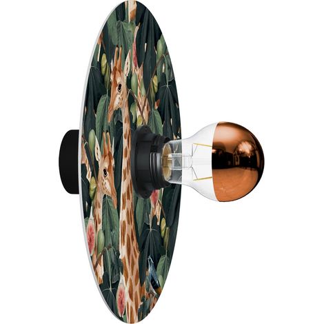 Lampada da parete o soffitto con paralume con animali della giungla 'Wildlife Whispers' - Waterproof IP44