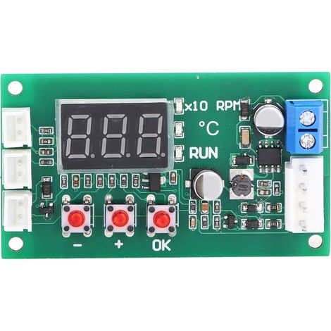 Module de régulation de température numérique PWM 4 fils pour ventilateur, compatible avec EBM EC 5A DC12‑48V