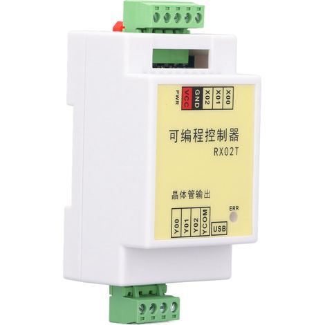 Contrôleur Programmable PLC, panneau de commande d'automatisation industrielle, électrovanne, relais de temps 12-24V RX02T (1/5)