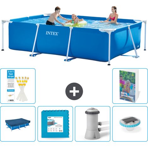 Rechteckiger Frame Pool - 300x200x75 cm - 7-teilig S174