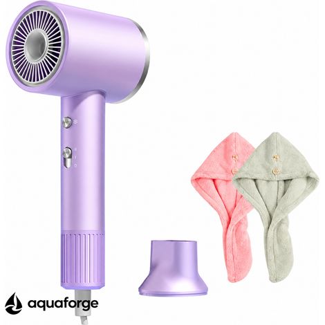 Sèche cheveux de 1400 W 3 vitesses ions négatifs avec diffuseur (1/5)