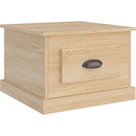Maison Exclusive - Couchtisch Sonoma-Eiche 50x50x35 cm Holzwerkst