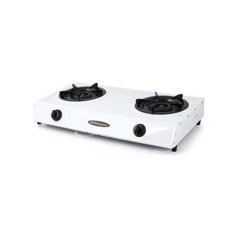 orbegozo hornillo gas 2 fuego fo2600 s-tapa piezo elec 17137 (1/6)