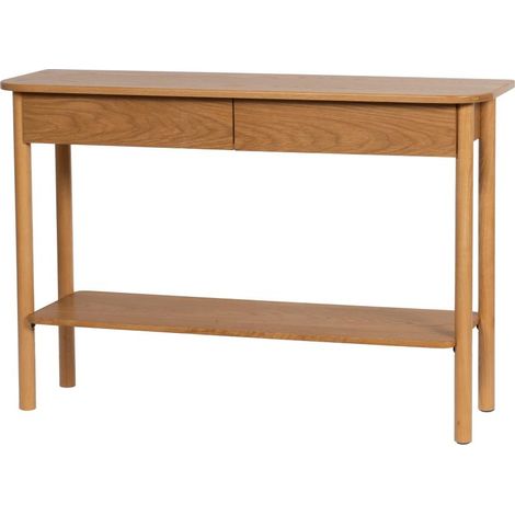 Amadeus - Console Aster 120 cm en placage chêne (1/2)