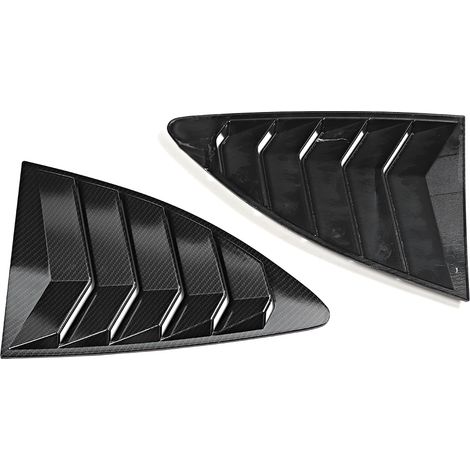 Louvres de lunette arrière Spoiler Texturé Carbone Compatible Subaru BRZ 2013-2019 Lot de 2 (1/3)