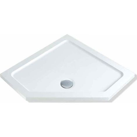 MX Elements Anti-Slip Shower Pentagonal Tray 900mm x 900mm (inc Waste) (1/3)