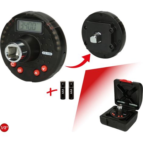 KS Tools 1/2 Digitaler Drehmomentadapter mit Winkelmesser, 68-340 Nm (1/5)
