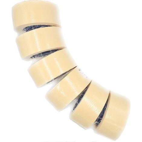 TrAdE Shop Traesio - Nastro Carta Per Mascheratura Verniciatura 50mtx50mm 6 Rotoli Carrozziere Pittura - (1/5)