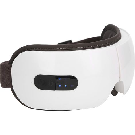 Masque yeux électrique anti-fatigue, appareil massage yeux chaleur air pression vibration, soin détente contour des yeux, dispositif massageur oculaire chauffant (1/5)