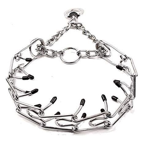 Schnellverschluss-Trainingshalsband ohne Zugkraft, verstellbares Edelstahlhalsband, geeignet für kleine, mittlere und große Hunde (M 3,0 mm 50 cm) (1/5)