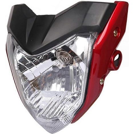 Motorradscheinwerfer für FZ16 YS150 FZER150, gelb, rot