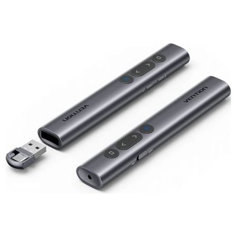 Presentador Inalámbrico Vention KQIH0/ 2.4GHz/ Gris
