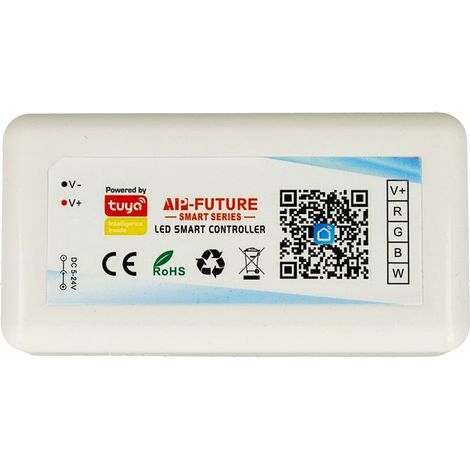 Mini Centralina Tuya Smart Controller Wi-Fi Led Dimmer RGBW RGB+W 4 Canali Compatibile Con Alexa Google Home