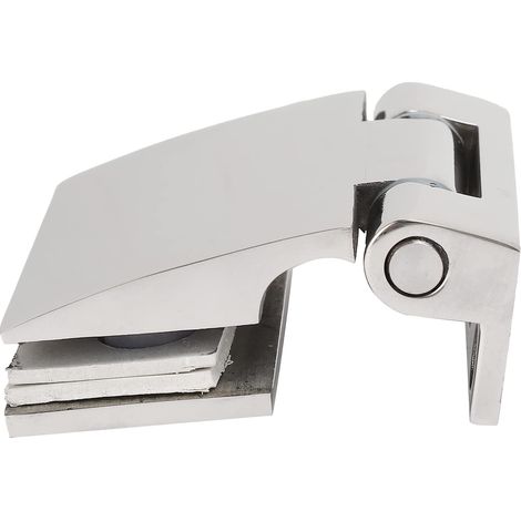 furniture Steel hardware tempered Curved doors glass hinge steel door