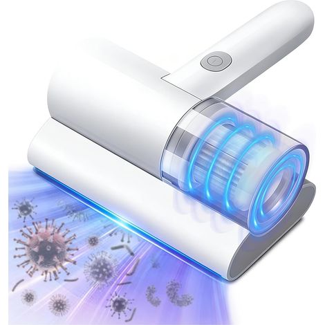 Aspirateur Anti Acariens, Aspirateur Matelas avec Une Forte Puissance D'aspiration, Nettoyeur Matelas pour Matelas, Canapés, Linge de Lit et Canapés en Tissu (Blanc) Nettoyeur en profondeur pour lits (1/5)