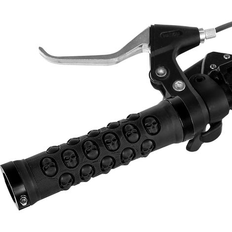 Poignées de Vélo VTT Antidérapantes à Montage Rapide Noir pour Cyclisme