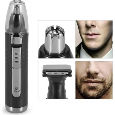 Elektrischer Trimmer - VGEBY - Wiederaufladbar - Edelstahl - Kabellos - Für Nase und Ohren (1/4)