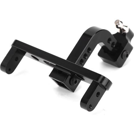 Attache de remorque en alliage d'aluminium pour RC, support pour SCX10 90046 90047, couleur noire (1/5)