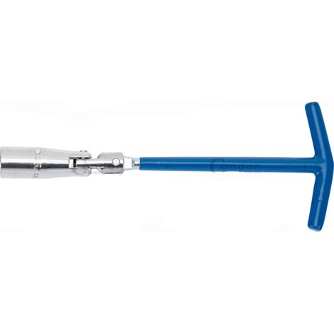 CHIAVE A T PER CANDELE CON GIUNTO UNIVERSALE SNODATO ESAGONALE 16mm/21mm CONDOR, "16mm"